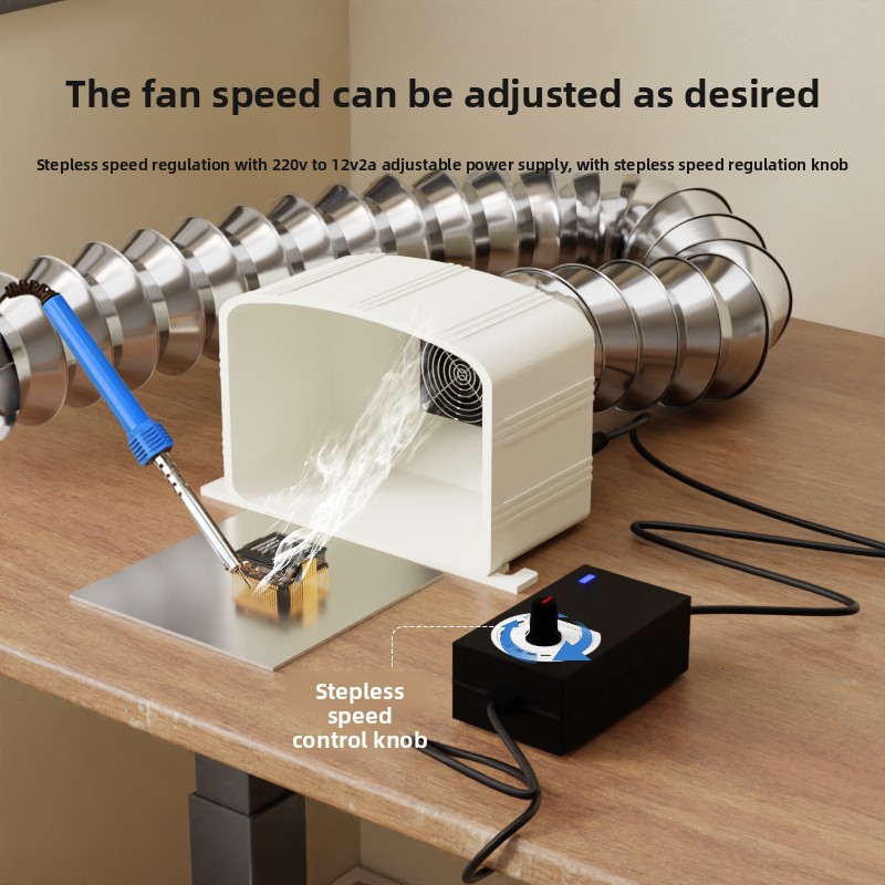 Industrial Laser Fume Extractor - Powerful Compact Soldering Fume Extractor, Desktop