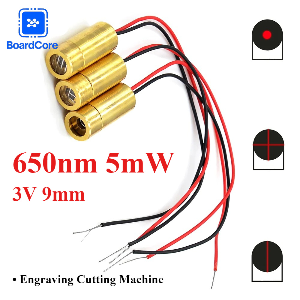 Industrial Laser Line Generator - Mini 650nm 5mW Red Laser Head