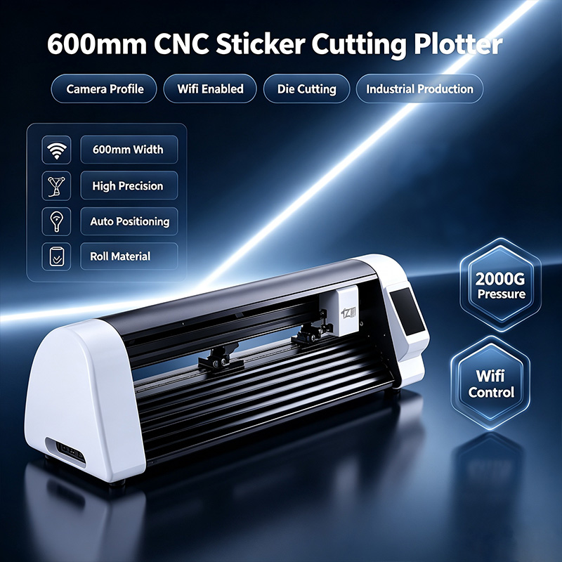Industrial Laser - 600mm CNC Laser Sticker Cutting Plotter