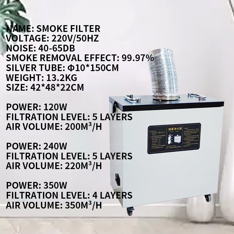 240W Pure Air Fume Extractor I - Industrial Laser Fume Extractor review and price