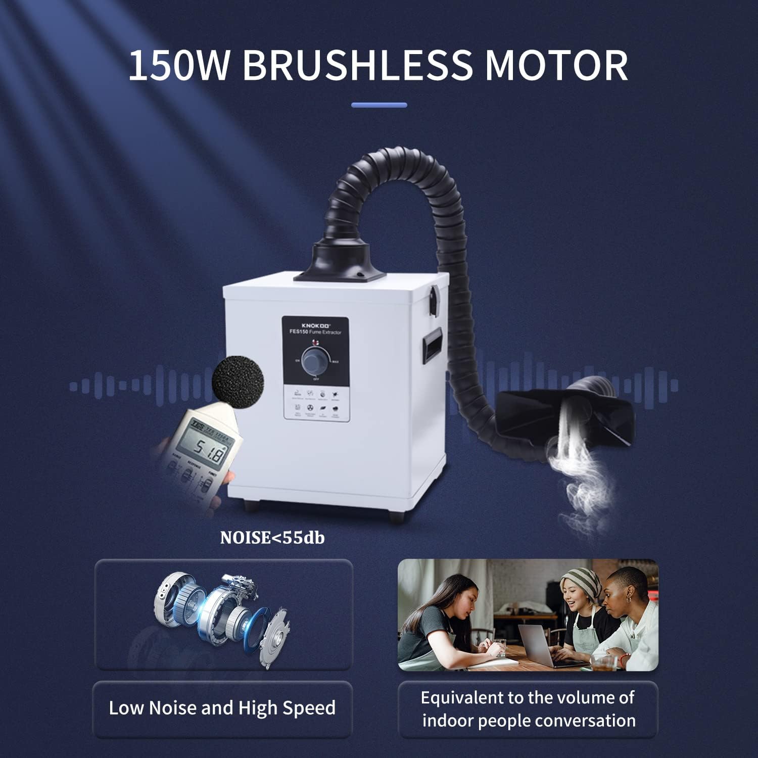 KNOKOO FES150 Industrial Laser - Industrial Laser Fume Extractor review and price
