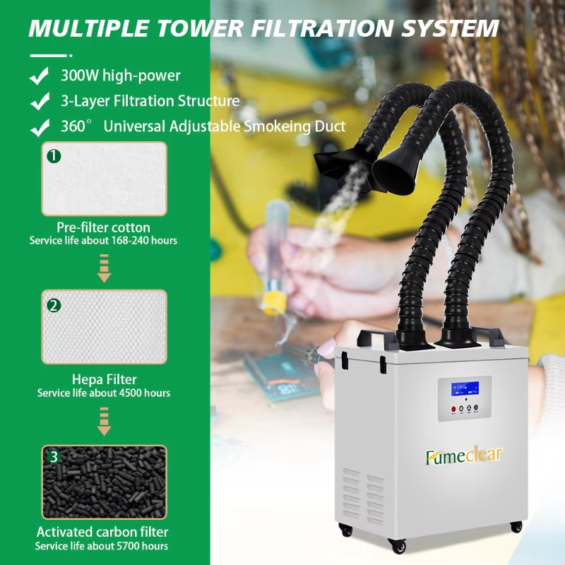 CE Approved Portable Fume Extr - Industrial Laser Fume Extractor review and price