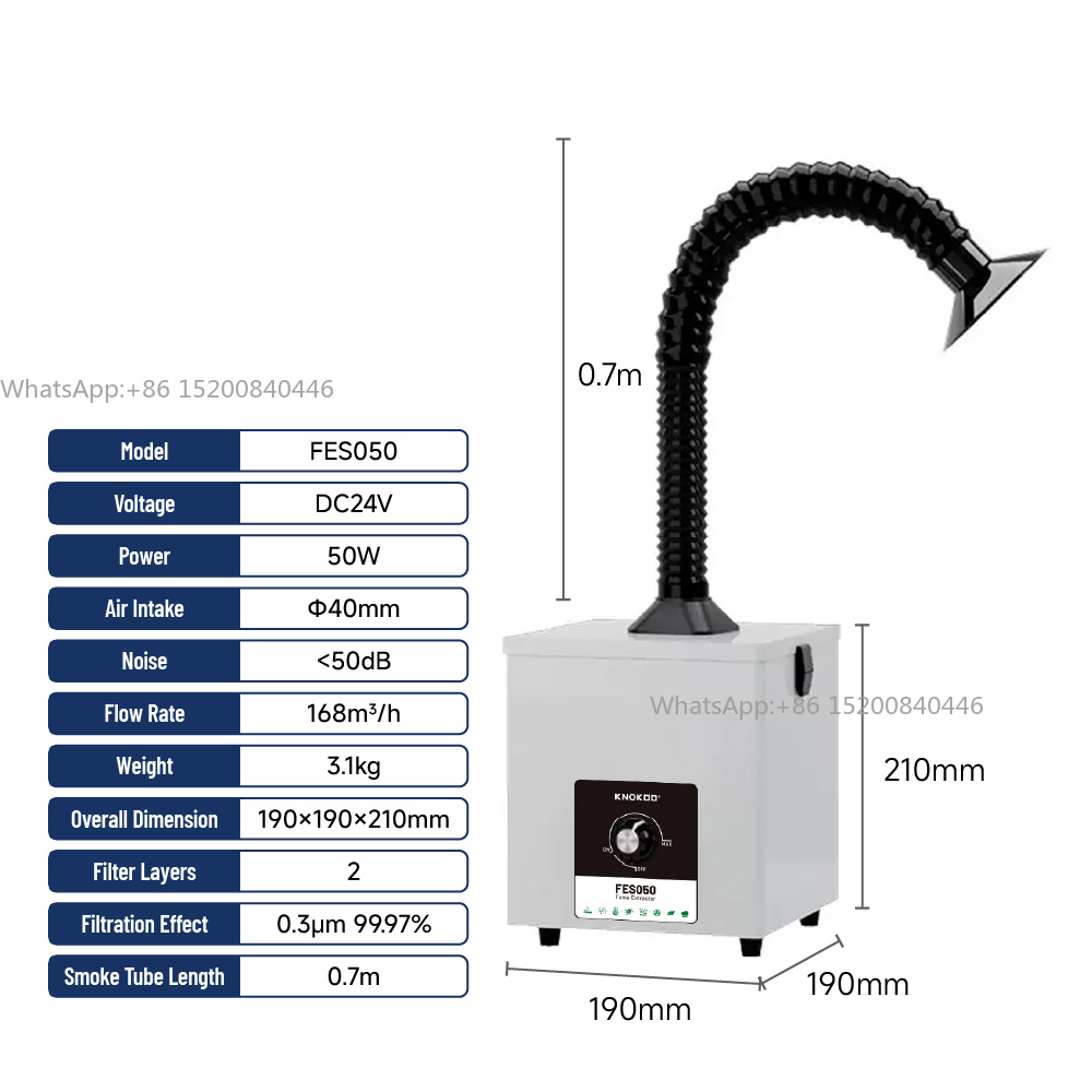 Industrial-Grade Solder Fume E - Industrial Laser Fume Extractor review and price